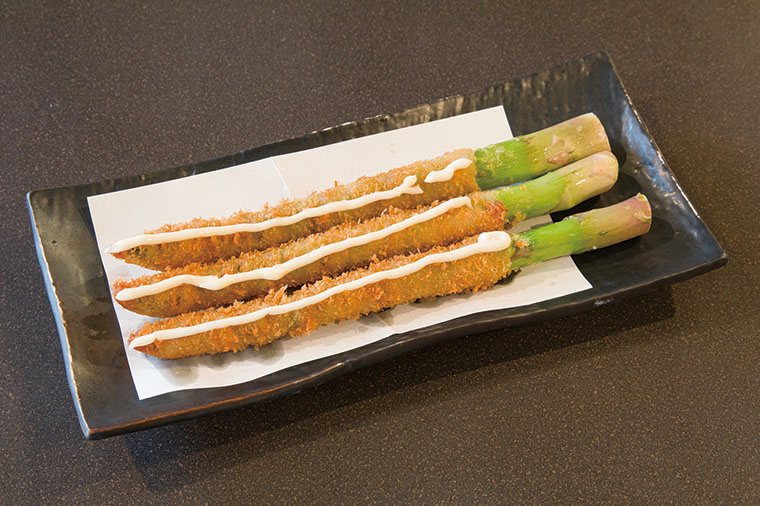 アスパラの一本揚1